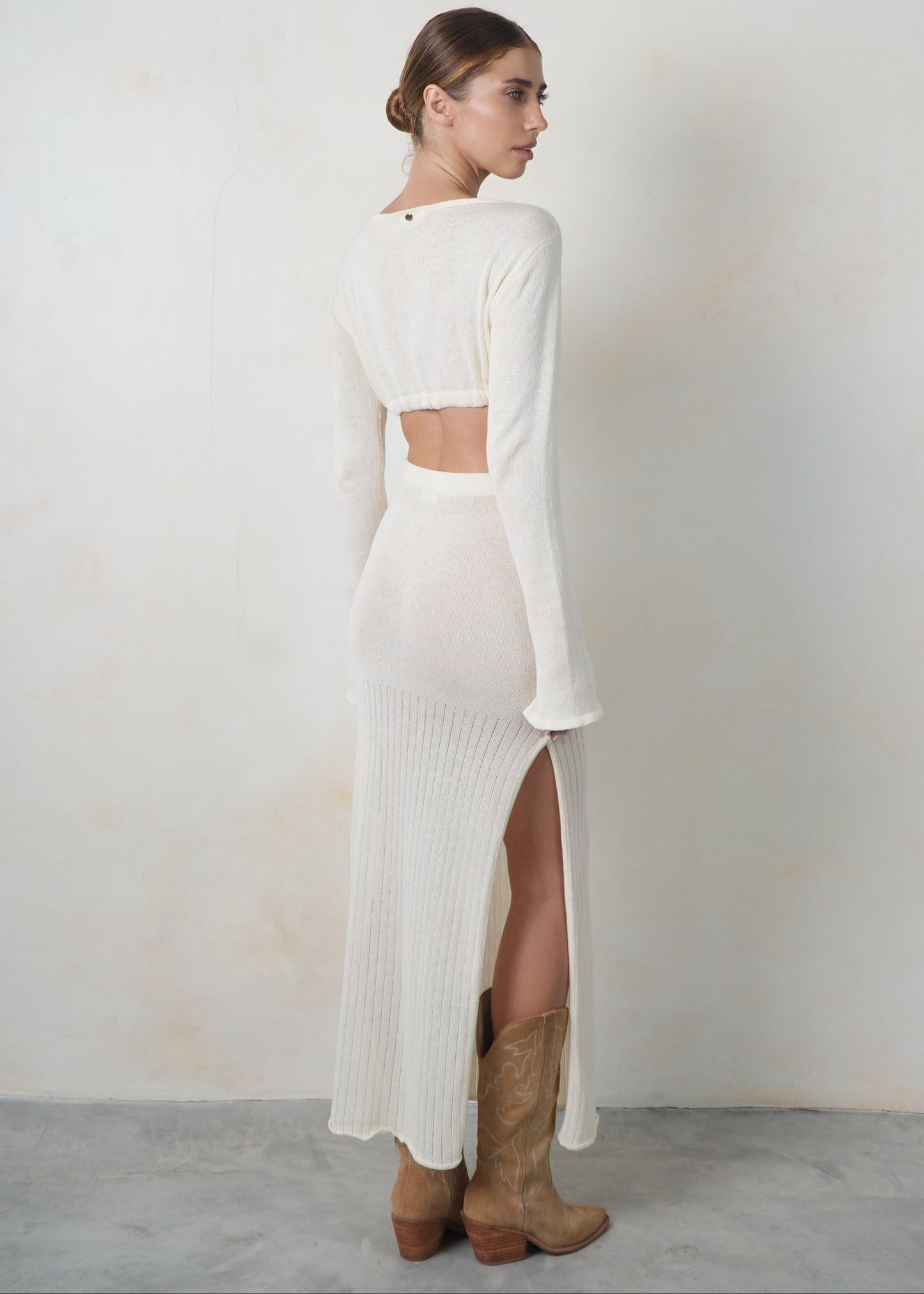 KIRA MAXI SKIRT WHITE