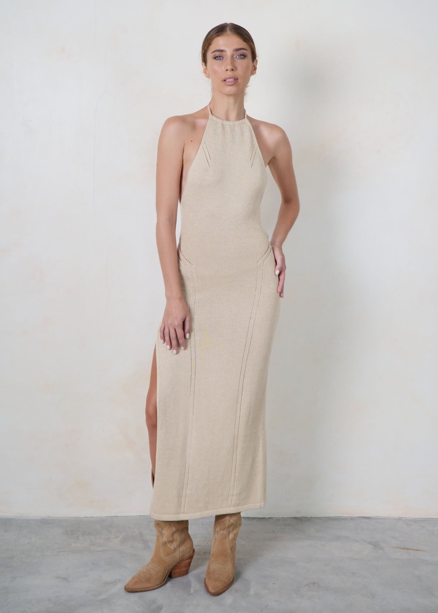 DEWI MAXI DRESS SAND