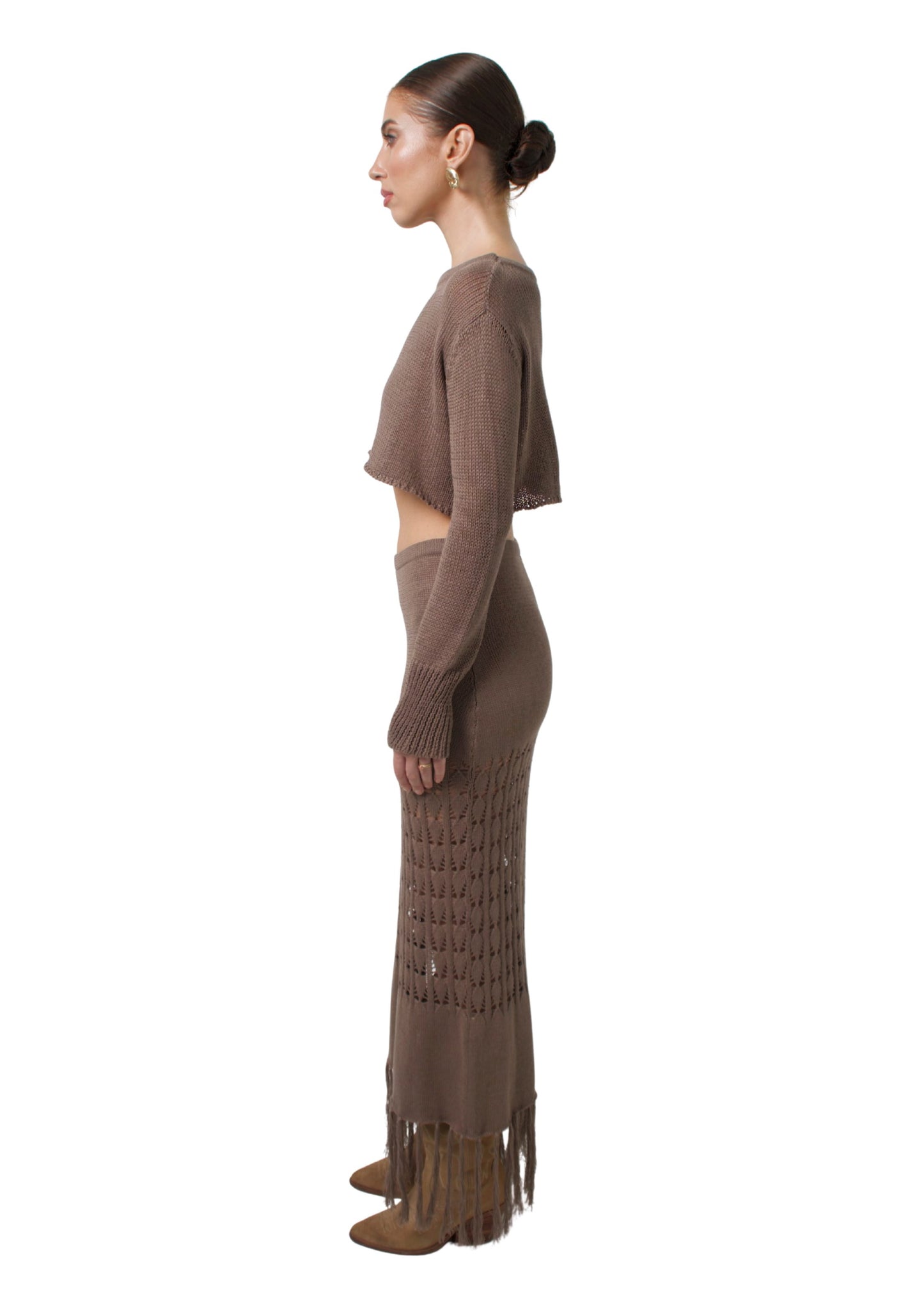 LEA CROP TOP MOCCA