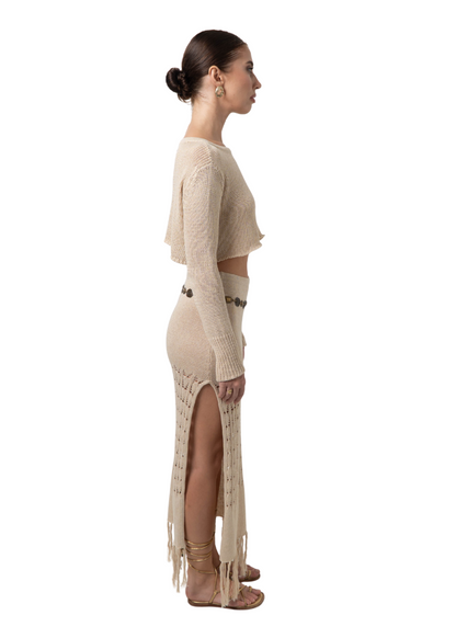CABANA MAXI SKIRT SAND