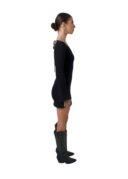 LUA MINI DRESS BLACK