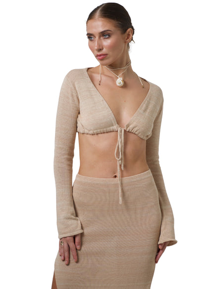 KIRA TOP ROSY BEIGE