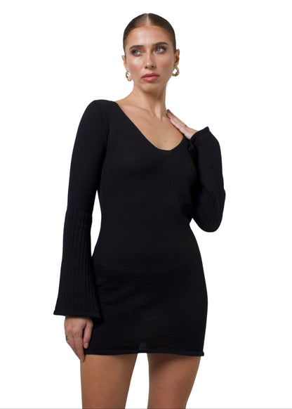 LUA MINI DRESS BLACK