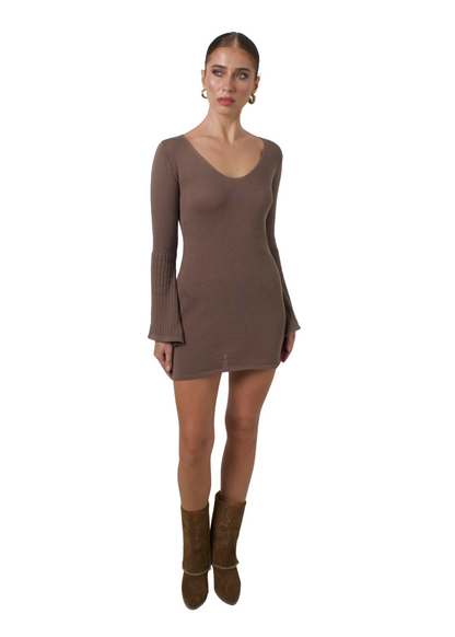 LUA MINI DRESS MOCCA