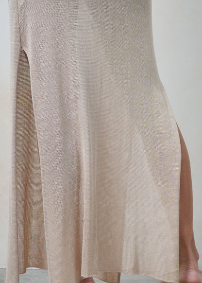 OASIS MAXI DRESS BEIGE