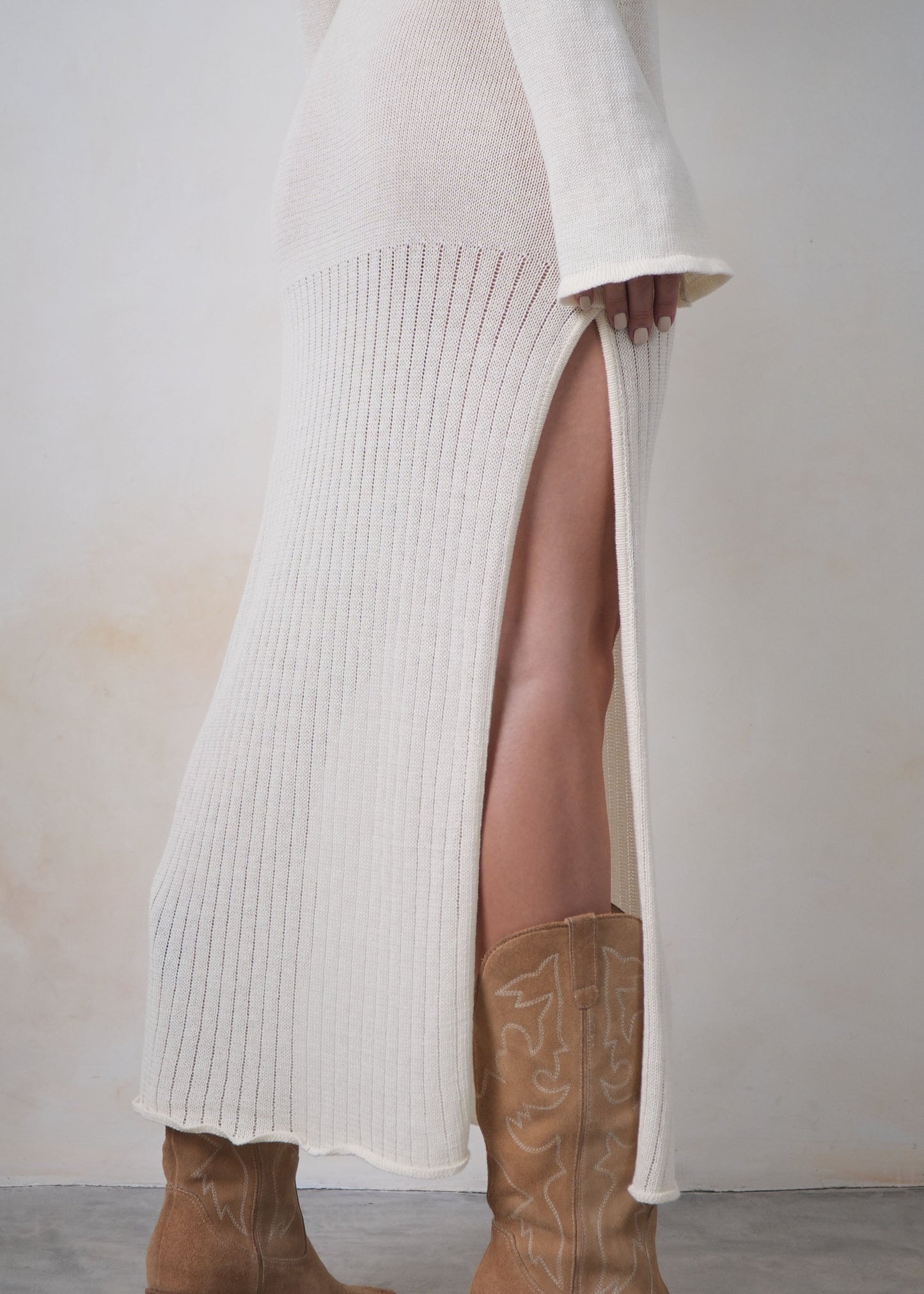 KIRA MAXI SKIRT WHITE