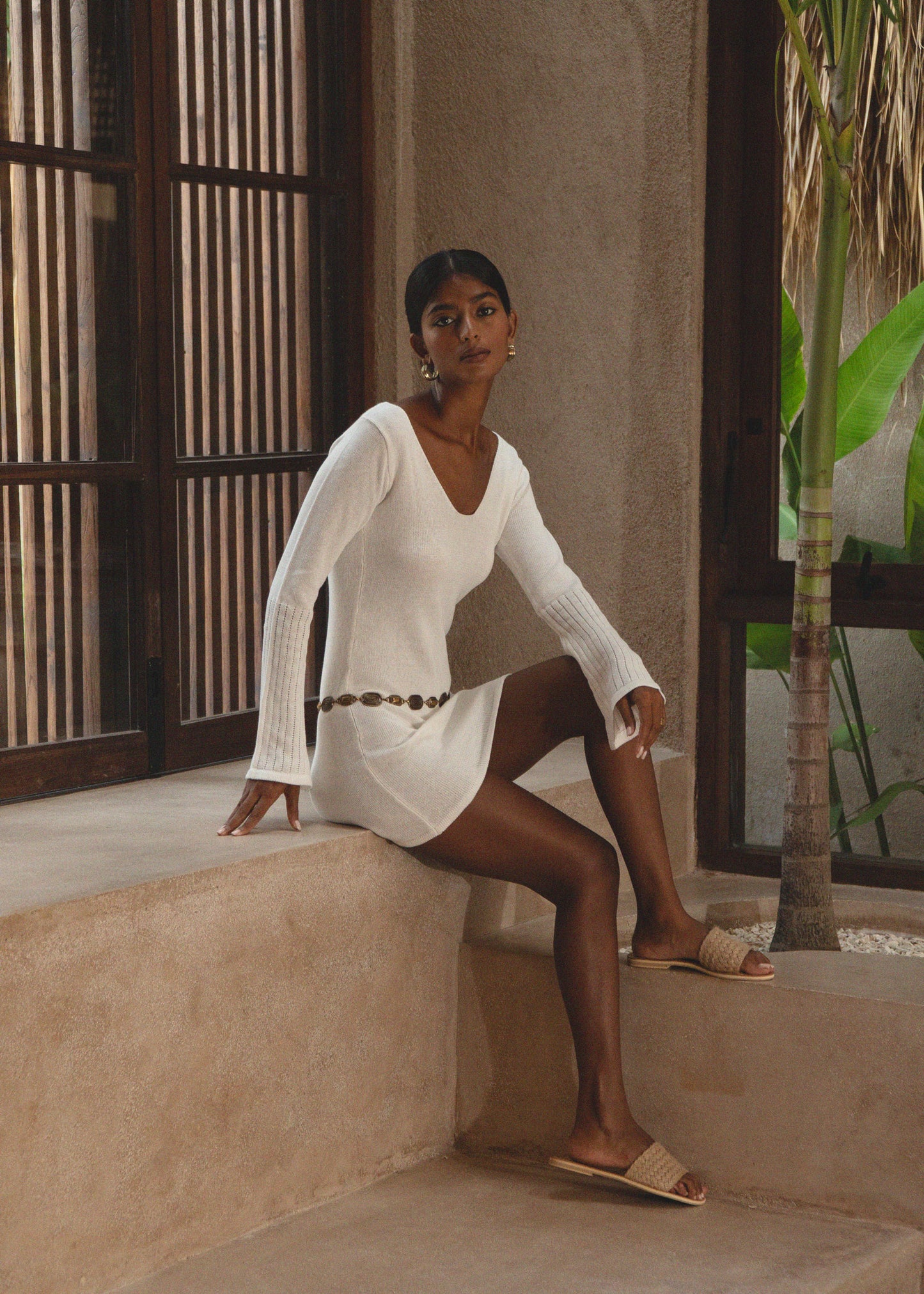 LUA MINI DRESS WHITE