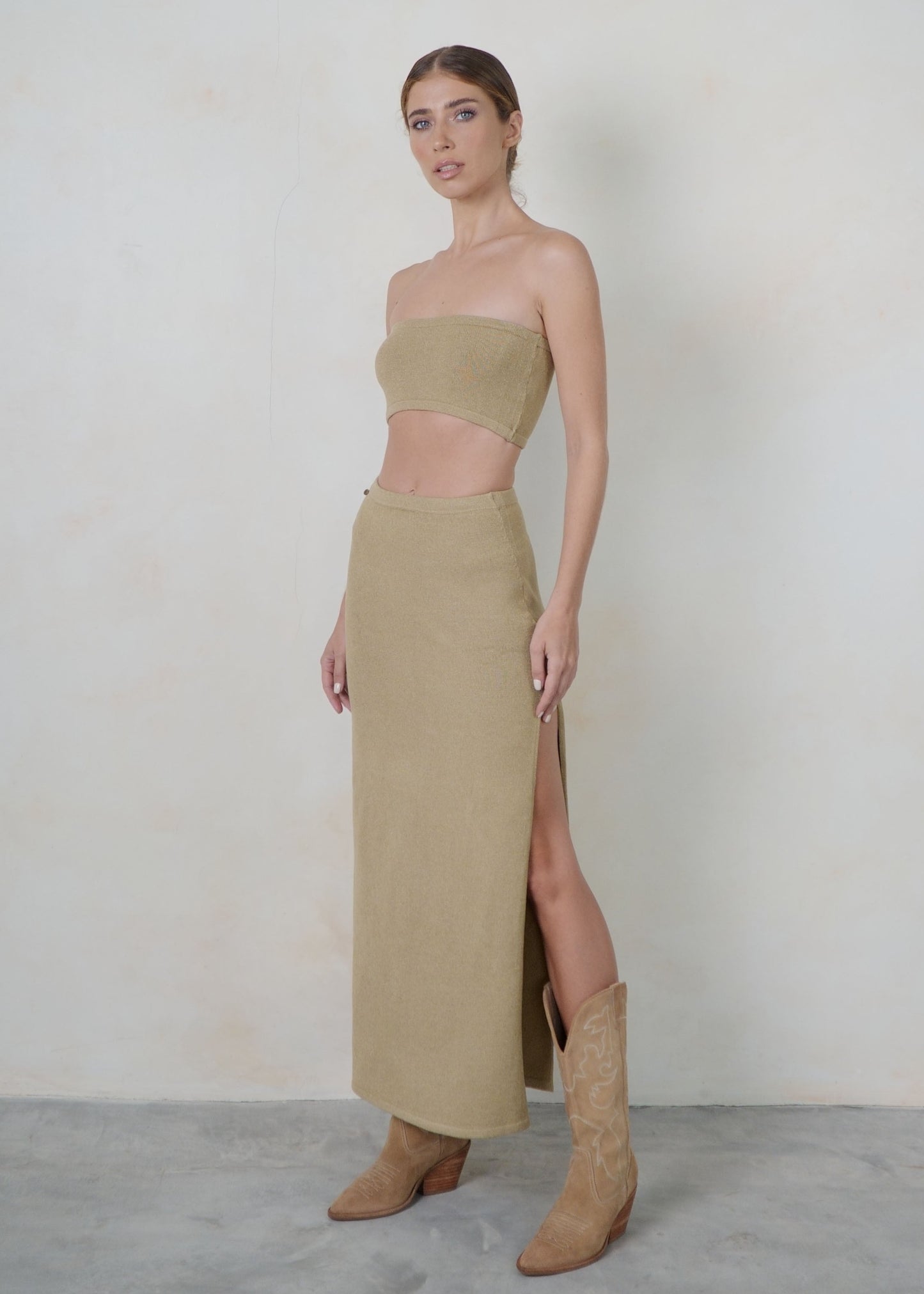 SUMBA SKIRT TAUPE