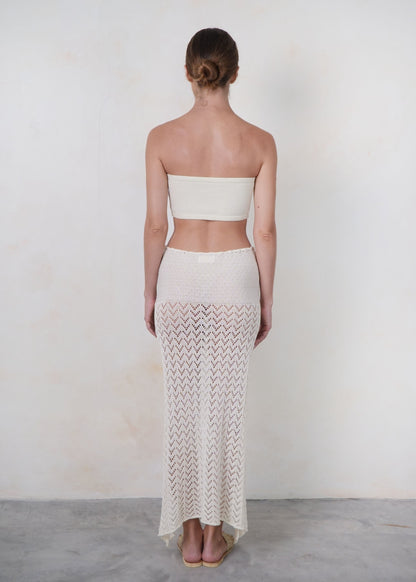 INDAH MAXI SKIRT OFF WHITE