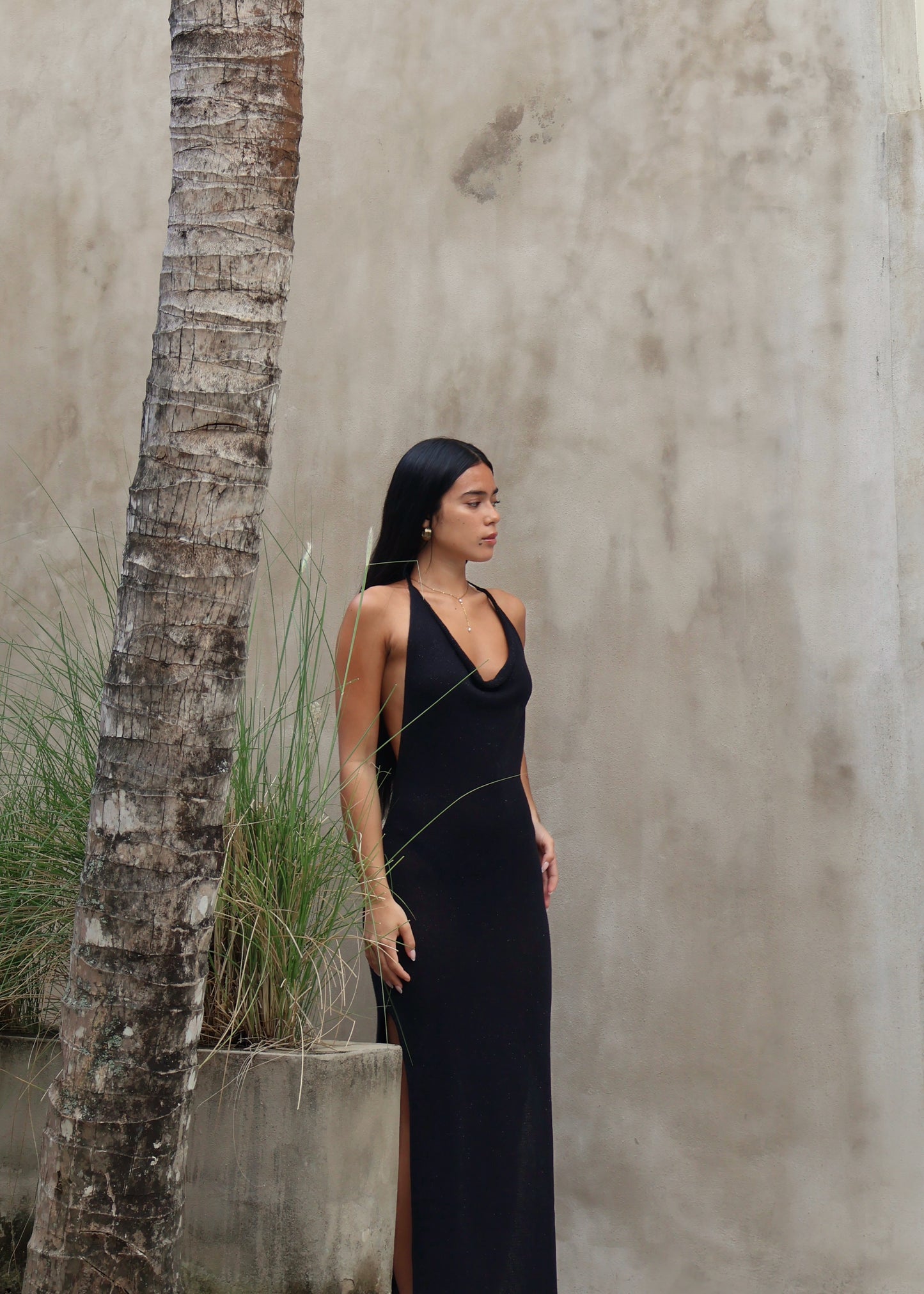 LUMA MAXI DRESS BLACK