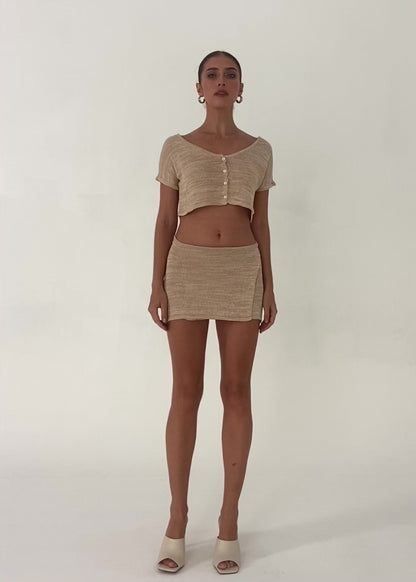 NAIA TOP ROSY BEIGE