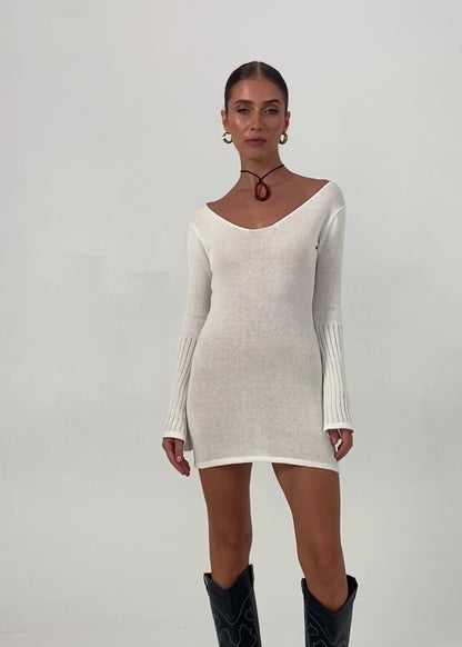 LUA MINI DRESS WHITE